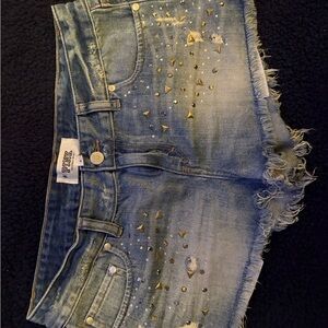PINK Victoria's Secret Blue Denim Shorts